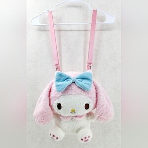 NWOT My Melody Plush Backpack Super Soft and Cute